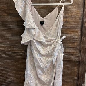 Silver Wrap Dress
